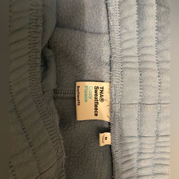 TNA blue sweat pants size medium - Picture 2 of 3